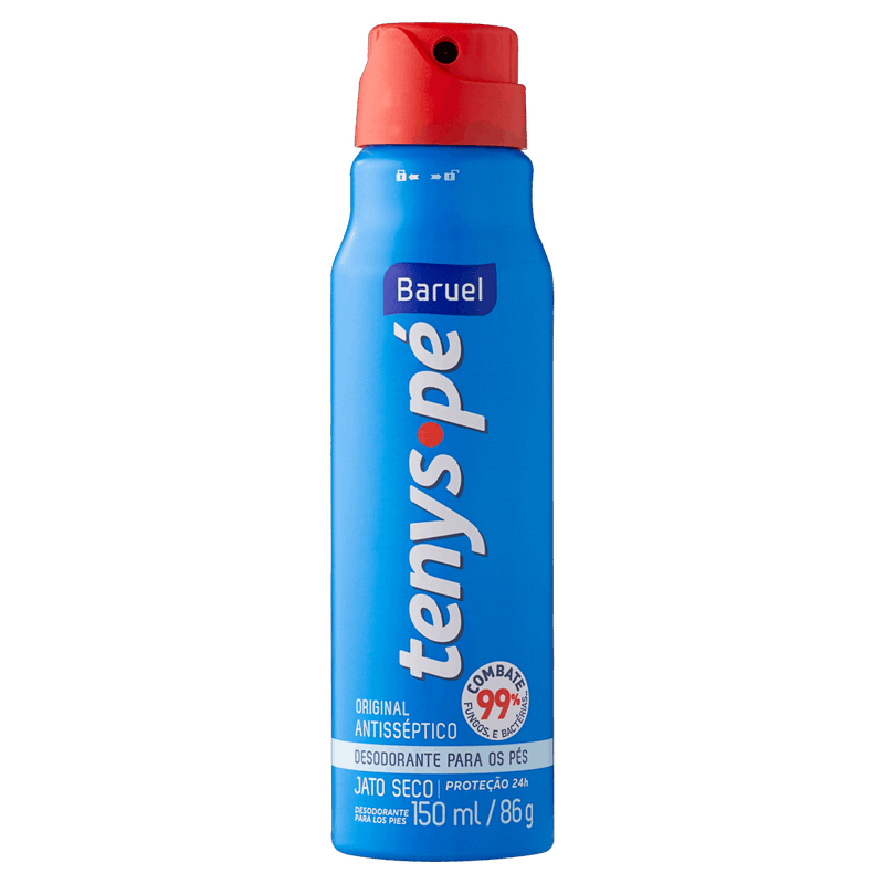 Desodorante para os Pés Jato Seco Baruel Tenys Pé Original Frasco 150ml
