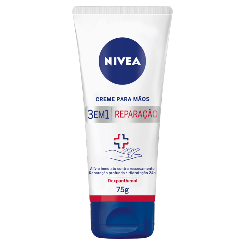 Creme para as Mãos Reparação Nivea Bisnaga 75g