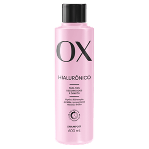 Shampoo OX Cosméticos Hialurônico Frasco 600ml