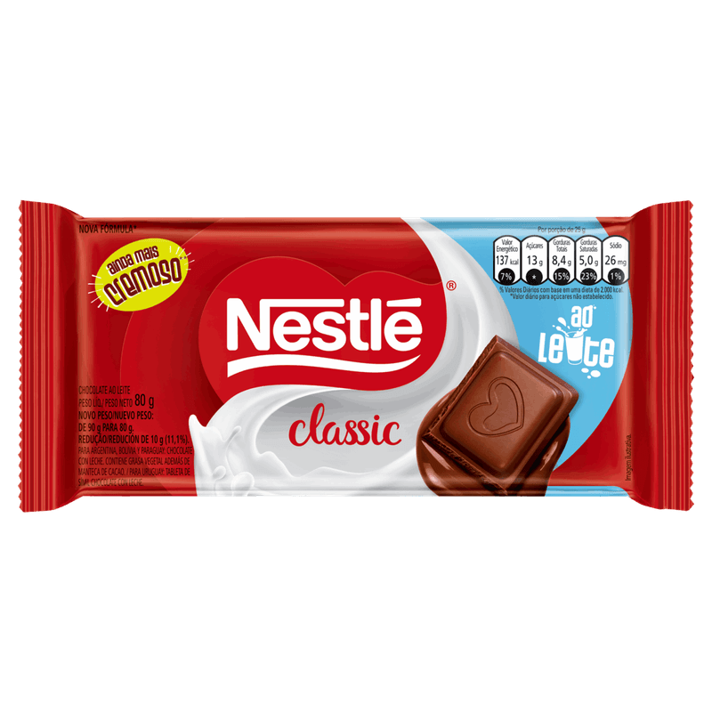 Chocolate-ao-Leite-Classic-Pacote-80g