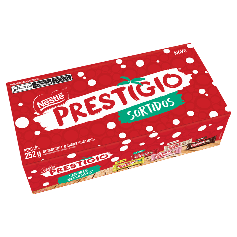 Bombom Sortido Prestígio Sabores Caixa 252g