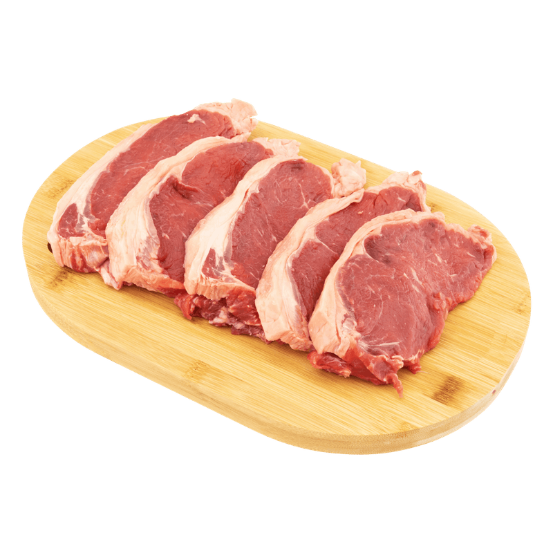 Contrafilé Bovino em Bifes Resfriado Amaciado sem Osso Giassi Vácuo Kg