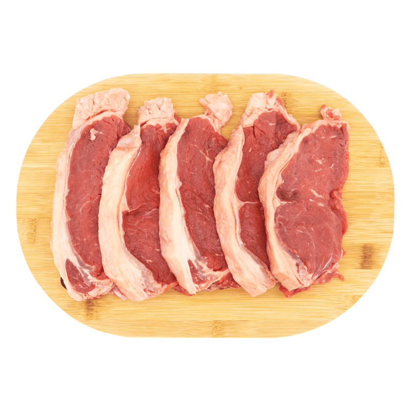 Contrafilé Bovino em Bifes Resfriado Amaciado sem Osso Giassi Vácuo Kg