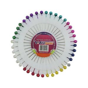 Alfinete Preconiz Cabeca Colorida ct 1un