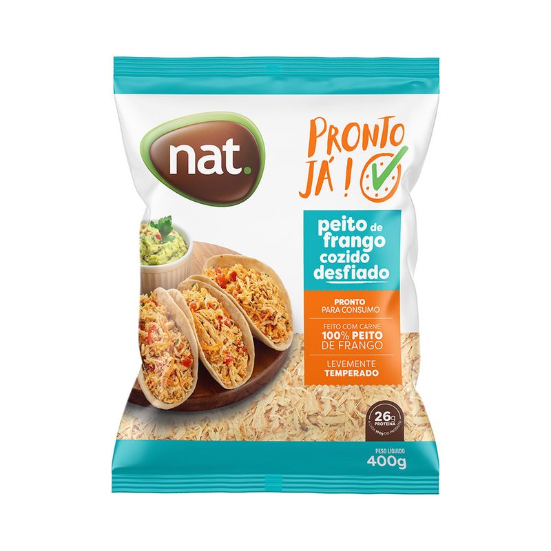 Peito-de-Frango-Cozido-Desfiado-Nat-Pacote-400g