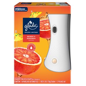 Aparelho e Odorizador de Ambiente Brinde a Noronha Glade Automatic Caixa 260ml Spray Refil