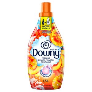 Amaciante de Roupa Concentrado Verão Tropical Downy Frasco 1,5l