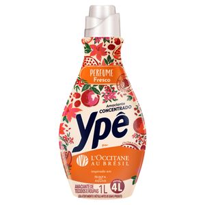 Amaciante de Roupa Concentrado Ninfa das Águas L'Occitane au Brésil Ypê Frasco 1l