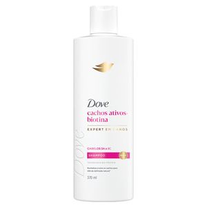 Shampoo Dove Cachos Ativos + Biotina Frasco 370ml