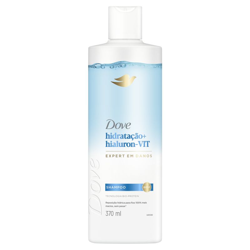 Shampoo Dove Hidratação + Hialuron-VIT Frasco 370ml