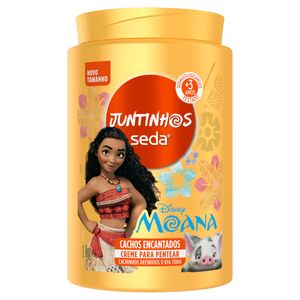 Creme para Pentear Infantil Moana Seda Juntinhos Cachos Encantados Pote 1kg