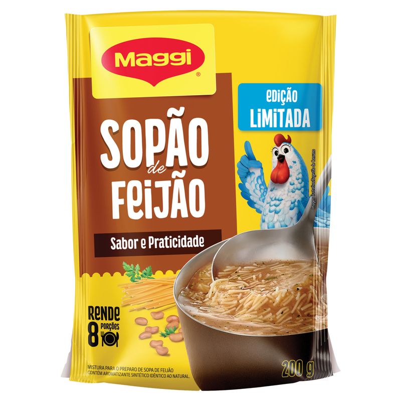 Sopão Feijão Maggi Sachê 200g
