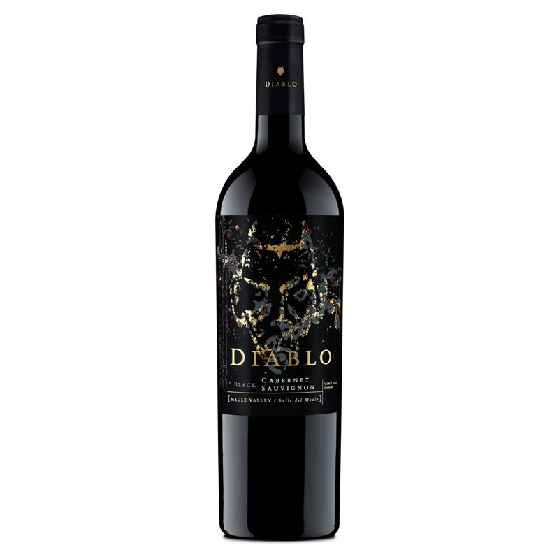 Vinho Chileno Tinto Meio Seco Black Diablo Cabernet Sauvignon Valle del Maule Garrafa 750ml