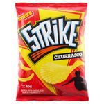 Batata Frita Ondulada Churrasco Strike Pacote 45g