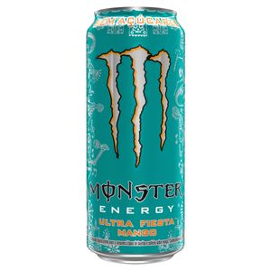 Energético Ultra Fiesta Mango Zero Açúcar Monster Lata 473ml