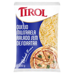 Queijo Mussarela Ralado Tirol Pacote 100g