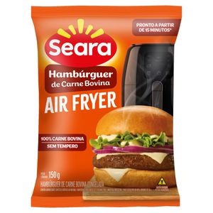Hambúrguer de Carne Bovina Seara Air Fryer Pacote 150g