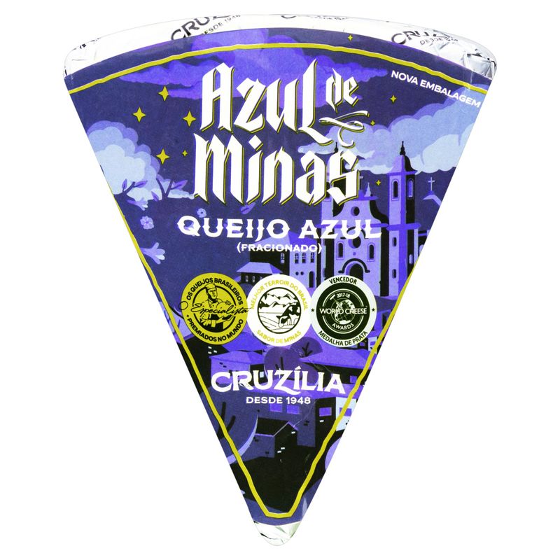 Queijo Azul Fracionado Cruzília Azul de Minas