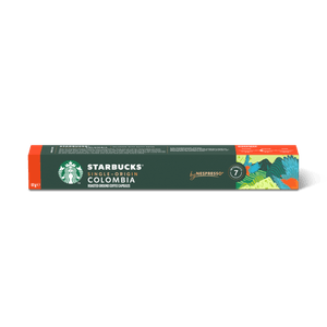 Café em Cápsula Torrado e Moído Starbucks Single-Origin Colombia Caixa 57g 10 Unidades