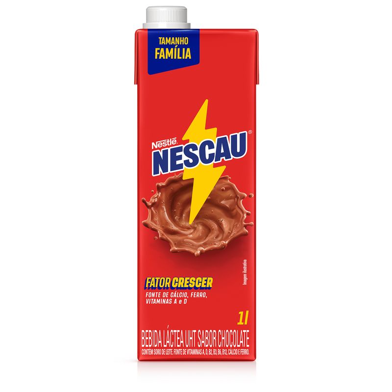 Bebida Láctea UHT Chocolate Nescau Pronto Caixa 1l