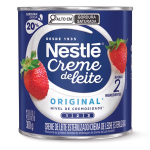 Creme de Leite Esterilizado Homogeneizado Original Nestlé Lata 300g