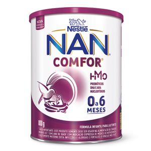 Fórmula Infantil para Lactentes Nan Comfor HMO de 0 a 6 meses Lata 800g