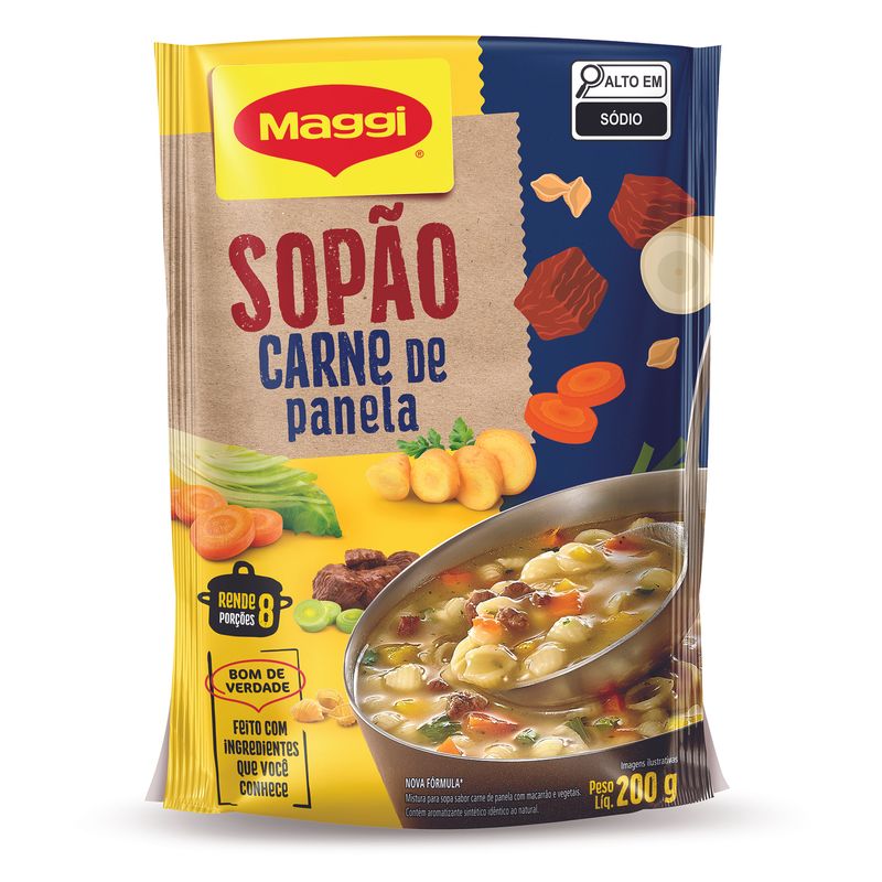 Sopão Carne de Panela Maggi Sachê 200g