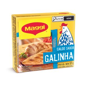 Caldo Tablete Galinha Maggi Caixa 57g 6 Unidades