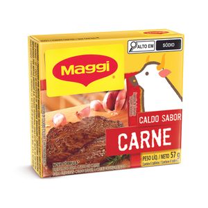 Caldo Tablete Carne Maggi Caixa 57g 6 Unidades