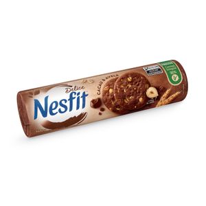 Biscoito Integral Cacau & Avelã Nesfit Delice Pacote 140g