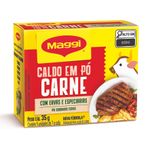 Caldo Pó Carne Maggi Caixa 35g 5 Unidades