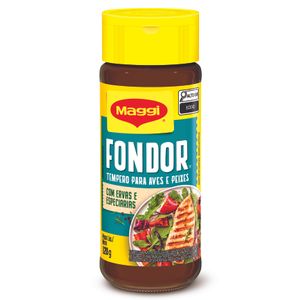 Tempero Pó para Aves, Peixes, Legumes e Saladas Maggi Fondor Vidro 120g