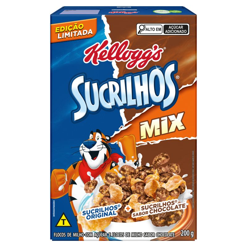 Cereal Matinal Original e Chocolate Kellogg's Sucrilhos Mix Caixa 200g