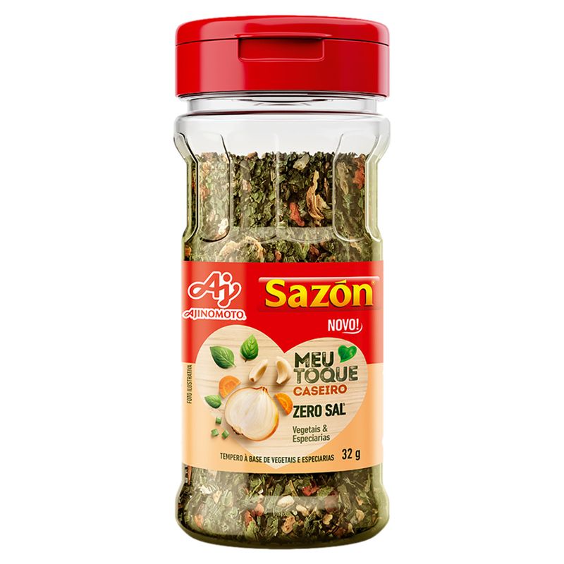 Tempero Caseiro Sazón Meu Toque Frasco 32g