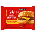 Sanduíche Congelado Cheeseburguer com Ketchup Picles Perdigão Montana Pacote 145g
