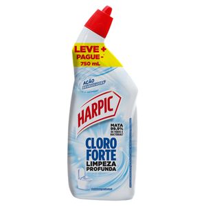 Desinfetante Limpeza Profunda Harpic Cloro Forte Squeeze 750ml Leve Mais Pague Menos