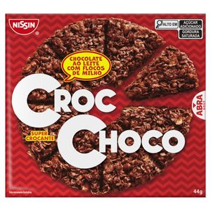 Chocolate Nissin Croc Chocolate ao Leite Caixa 44gr
