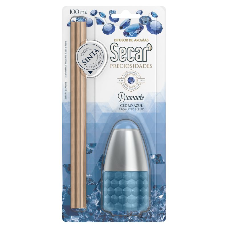 Difusor de Aromas Diamante Secar Preciosidades Blister 100ml