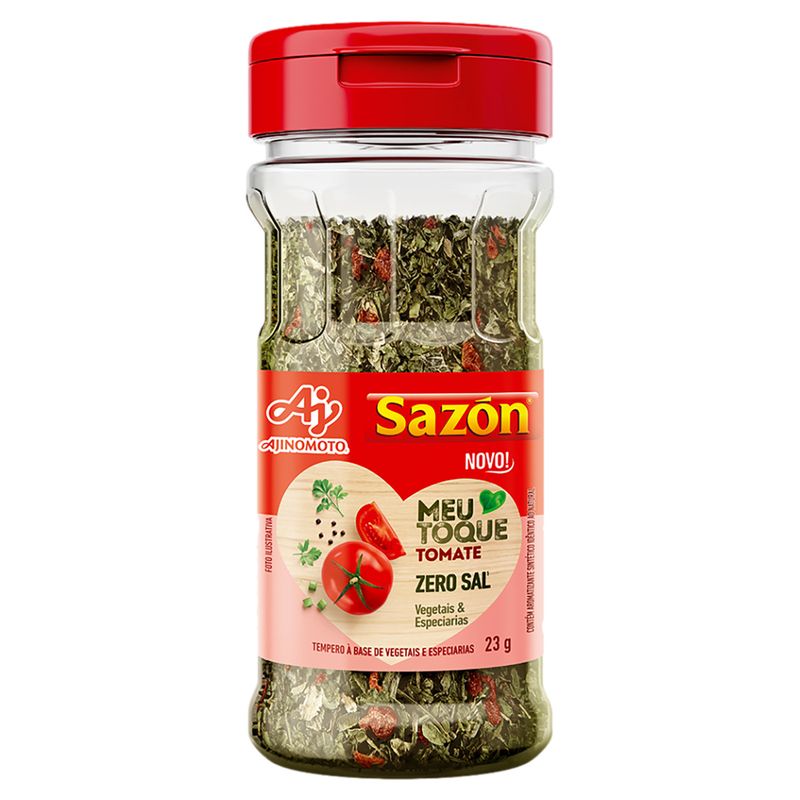 Tempero Tomate Sazón Meu Toque Frasco 23g