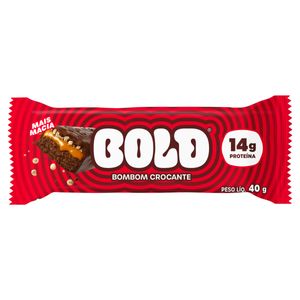 Barra de Proteína Bombom Crocante Bold Pacote 40g