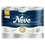 Papel Higiênico Folha Tripla com Perfume Neve Care Toque das Ondas 20m Pacote 6 Unidades