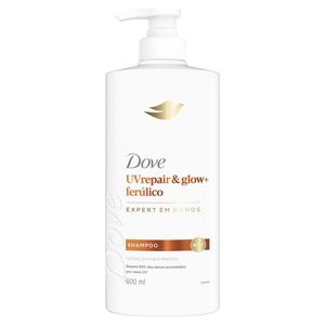 Shampoo Dove UV Repair & Glow + Ferúlico Frasco 600ml Pump