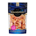 Camarao Cinza Congelado sem Cabeça Qualimar 50/80  PE 300gramas