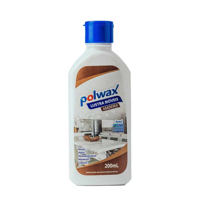Lustra Moveis Polwax Madeira 200ml