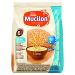 Cereal Infantil 5 Cereais Mucilon Pacote 600g Embalagem Econômica