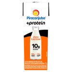 Leite UHT Semidesnatado Zero Lactose Piracanjuba +Protein Caixa com Tampa 1l