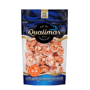 Camarao Cinza Congelado EVI Qualimar 35/55  PE 300gramas