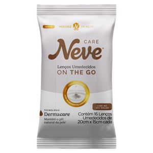 Lenço Umedecido Neve Care On The Go Pacote 16 Folhas