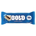 Barra de Proteína Cookies & Cream Bold Pacote 40g