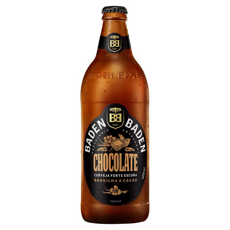 Cerveja Dark Ale Stout Chocolate Baden Baden Garrafa 600ml
